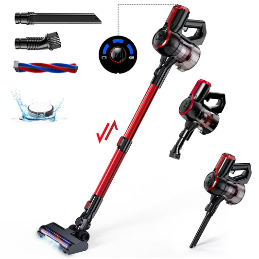 ALROCKET Cordless Vacuum Cleaner 4 in 1, 22KPa Powerful ,with 2200mAh Rechargeable Battery, up to 45min Runtime, for Home