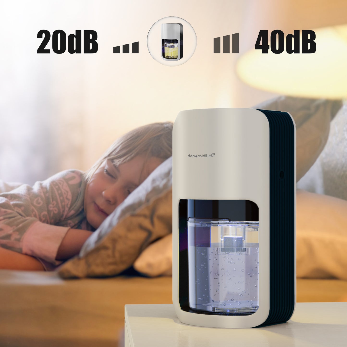ALROCKET 1200ML Portable Quiet Dehumidifier (480 Sq ft) Automatic Defrosting Dehumidifier for Home