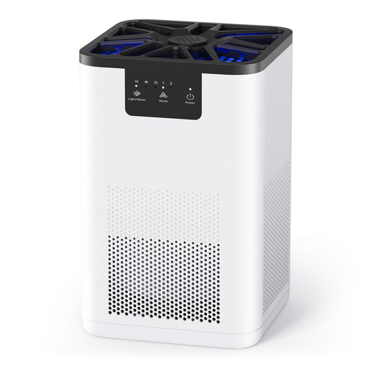 ALROCKET Air Purifier, HEPA Air Filter for Bedroom, Remove 99.9% Smoke Dust for 300 SQ.ft,White