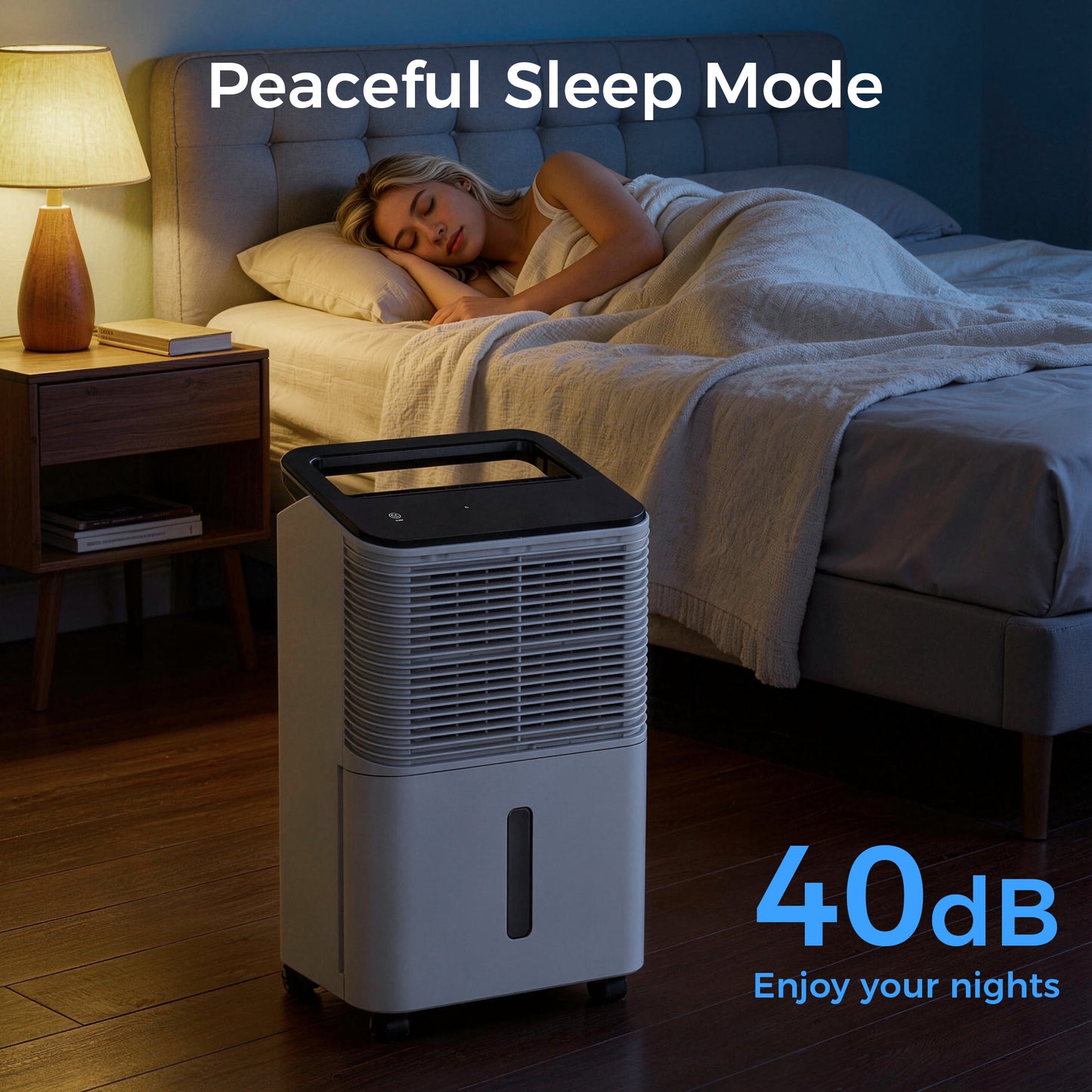 ALROCKET 12 Pints (DOE)  Dehumidifier for Home, MAX 50 Pints/Day, 85 OZ Water Tank, Dehumidifiers, For Basements, Bathroom, Large room, up to 2000 Sq.ft, Auto-defrost, Smart Humidity Control, White