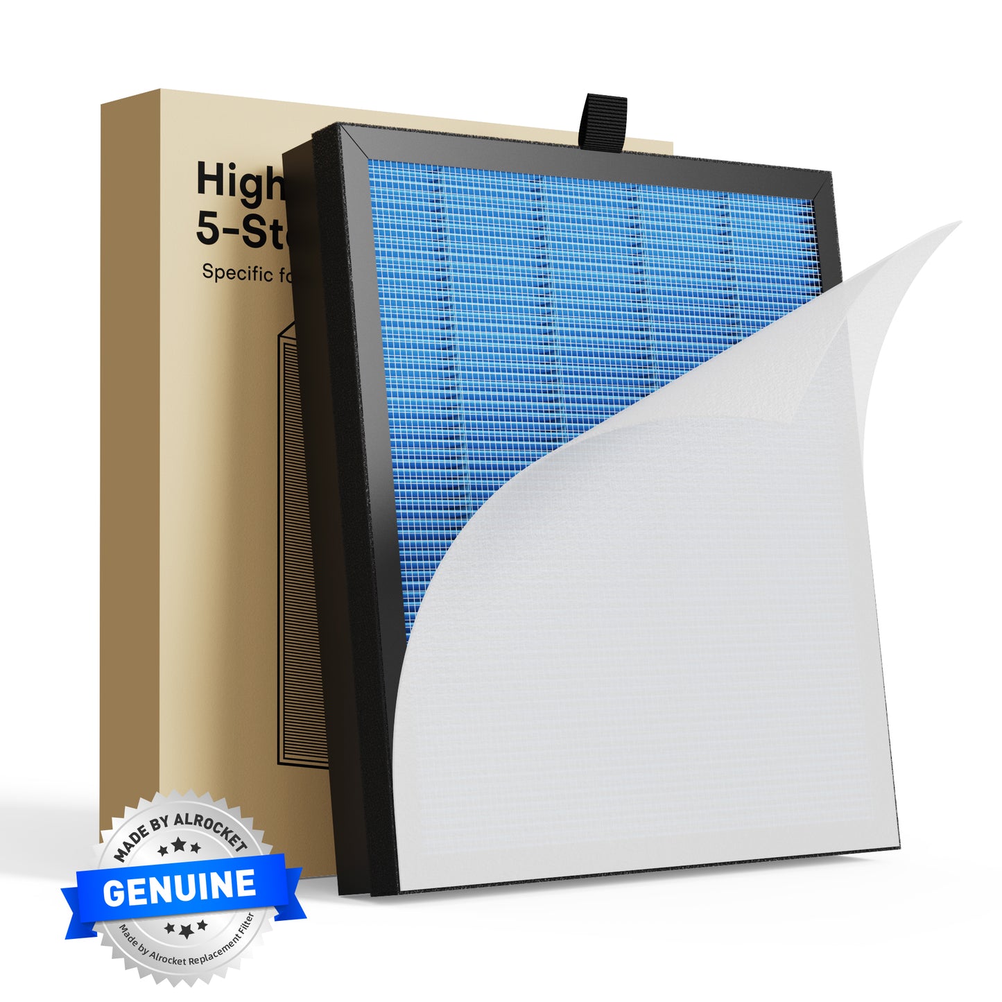 ALROCKET JH05 Air Purifier Replacement Washable Filter Pet Dander, Dust, Pollen, and Smoke